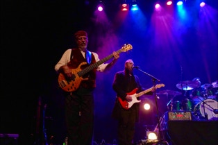 Alistair and Dave Blue and purple wash